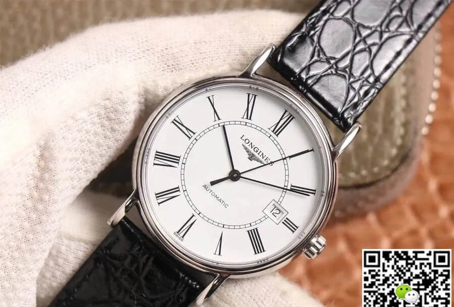 Longines Presence L4.921.4.11.2 KY factory 1:1 Best Edition Replica Watch Stainless Steel Bezel